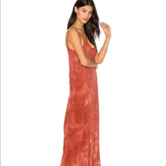 Tie Dye Rust Dress by Blue Life - Picture 4 of 9